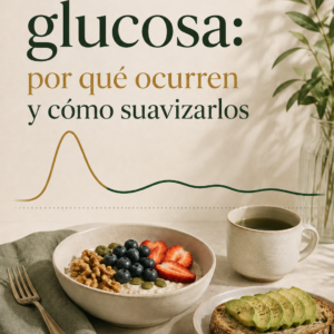 Picos de glucosa: por qué ocurren y cómo suavizarlos
